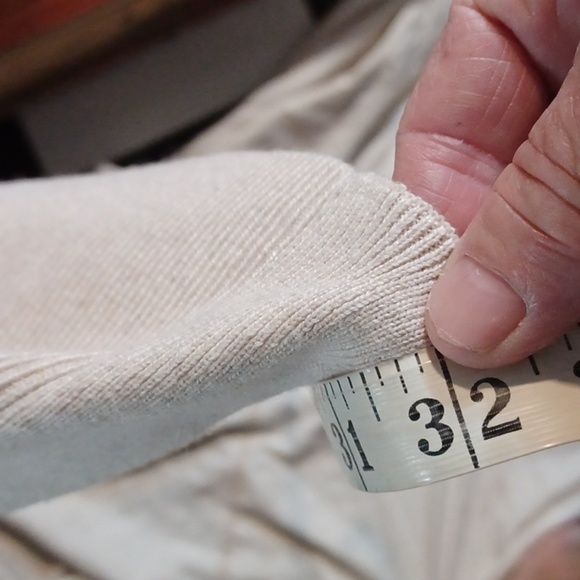 Womans Croft & Barrow Cream Soft Carnigan Sweater L NWT - Picture 7 of 9